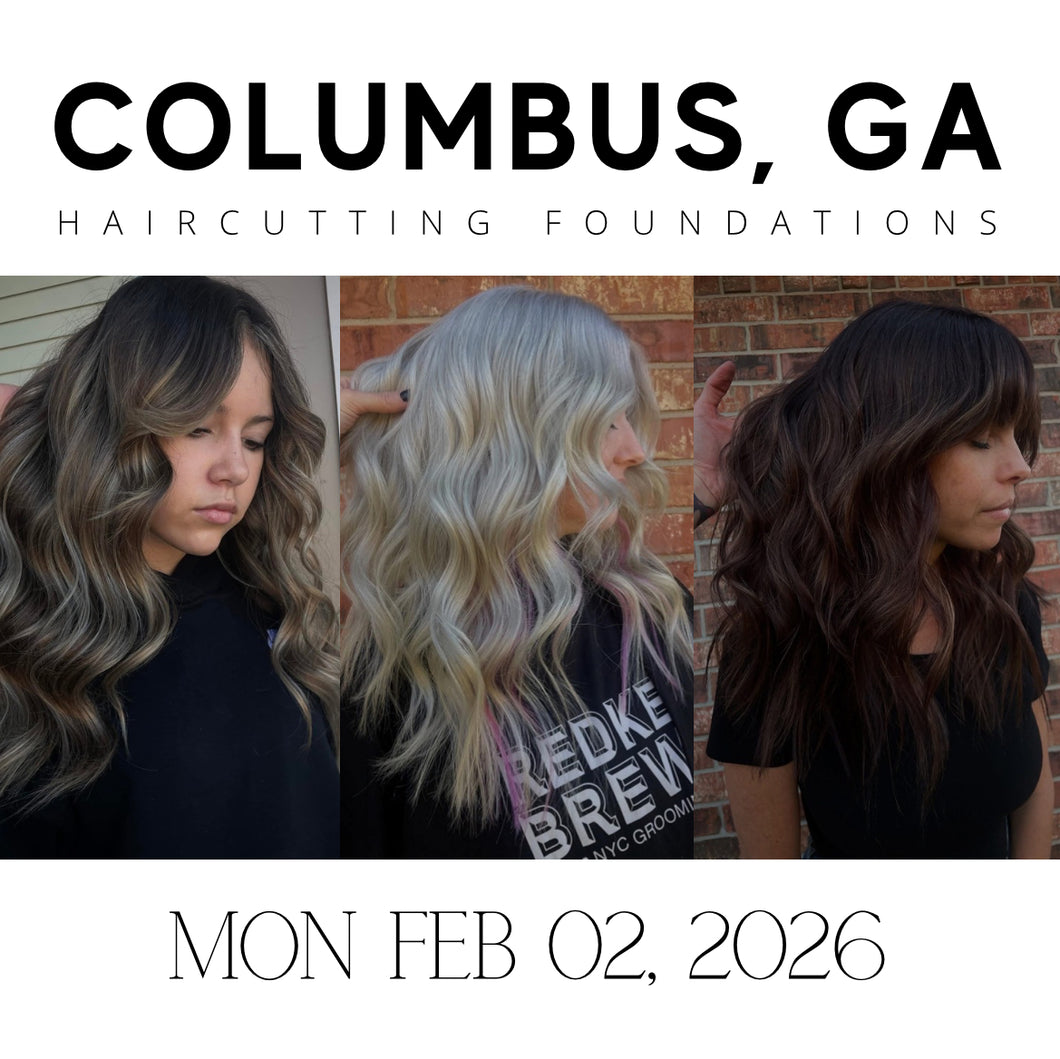 Haircutting Foundations Class with Educator Kristina Bates